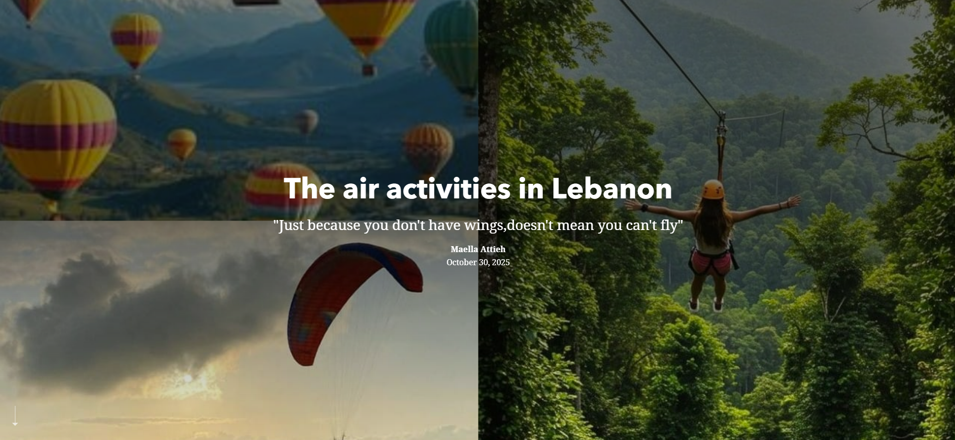 The air activities in Lebanon project image