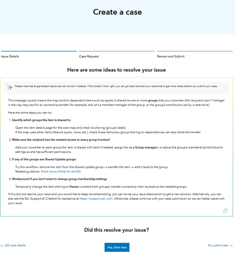 ArcGIS tab
